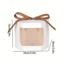 Cargar imagen en el visor de la galería, Caja de Regalo con Ventana Hexagonal, caja de regalo, gift box
