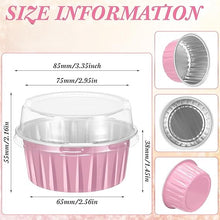 Cargar imagen en el visor de la galería, Mini Moldes Redondos Con Tapa (Rosa) - 10 unidades