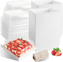 Cargar imagen en el visor de la galería, Cajas Mini Mini Blancas para Postres y Charcuteria - 10 Unidades