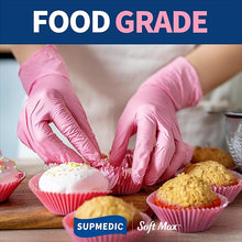 Cargar imagen en el visor de la galería, Guantes Desechables Rosas - 100 unidades