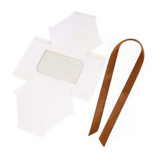 Cargar imagen en el visor de la galería, Caja de Regalo con Ventana Hexagonal, caja de regalo, gift box