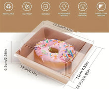Cargar imagen en el visor de la galería, cajas kraft, mini caja para postres, empaque para postres, empaque para charcuteria, mini cajas para charcuteria, cajas kraft pequeñas