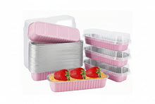 Cargar imagen en el visor de la galería, Moldes Rosas Para Hornear Con Tapa - Paquete 10 Unidades