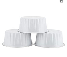 Cargar imagen en el visor de la galería, Mini Moldes Redondos Con Tapa - Blanco
