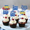 Cake Topper - Cupcakes Día del Padre (24 piezas)