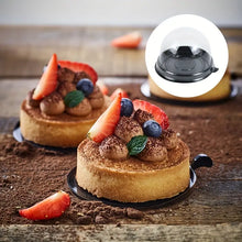 Cargar imagen en el visor de la galería, Recipiente de base negra con cúpula transparente  - Paquete 10 Unidades
