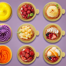 Cargar imagen en el visor de la galería, Cake Board redondo Dorado 3.5"
