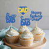 Cake Topper - Cupcakes Día del Padre (24 piezas)