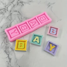 Cargar imagen en el visor de la galería, Molde de Silicona con Letras BABY
