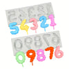 Molde de Silicona Numeros 0-9 (3D)