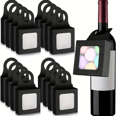 cajas negras,vino, postres, empaques para postres,cajas para botellas