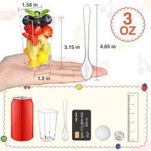 Cargar imagen en el visor de la galería, Vasos (Cups) de plástico para postres 3 oz - Paquete 50 Unidades

