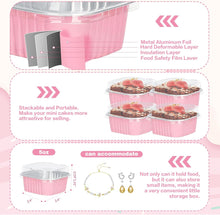 Cargar imagen en el visor de la galería, Molde Cuadrado Rosa (5oz) - 10 Unidades
