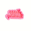 Molde de Silicona de "Happy Birthday"
