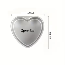 Cargar imagen en el visor de la galería, Molde en forma de Corazón para Bizcochos de 4.75 x 4.75 pulgadas
