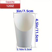 Cargar imagen en el visor de la galería, Vasos 12oz de Servicio Artesanal Blanco - 50 Unidades
