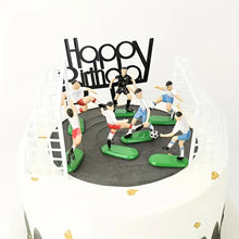 Cargar imagen en el visor de la galería, Equipo de Soccer Cake Topper (9 piezas)
