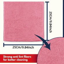 Cargar imagen en el visor de la galería, Toallas de Limpieza Rosa en Microfibra - 5 Unidades

