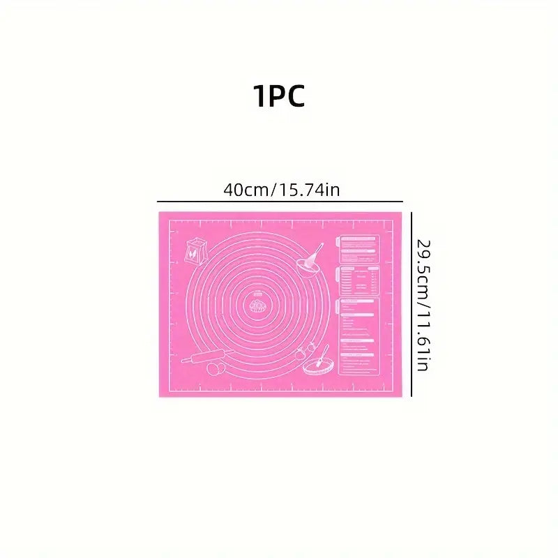 Mat Rosado en Silicona Rectangular - Pequeño