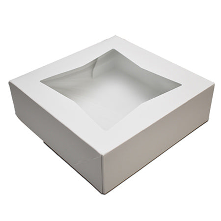 Caja Blanca para Postres 9x9x2.5